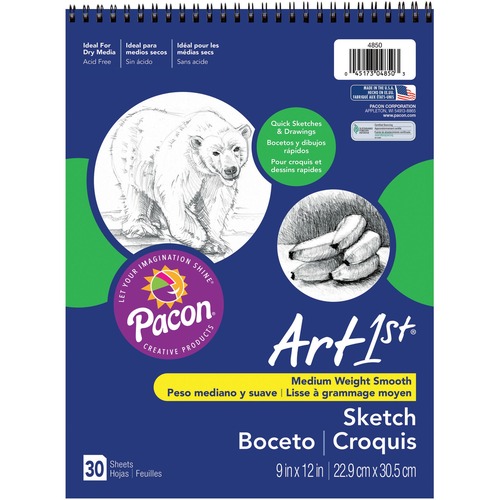 BOOK,SKETCH,9X12,WE,30SH