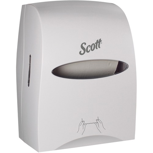 ESSENTIAL MANUAL HARD ROLL TOWEL DISPENSER, 13.06 X 11 X 16.94, WHITE