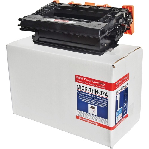 MicroMICR CORP  MICR Toner Cartridge, f/ HP 37A, 11,000 Pg Yield, BK