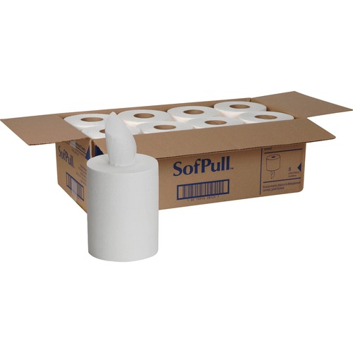 Sofpull Premium Jr. Cap. Towel, 7.80" X 12", White, 275/roll, 8 Rolls/carton