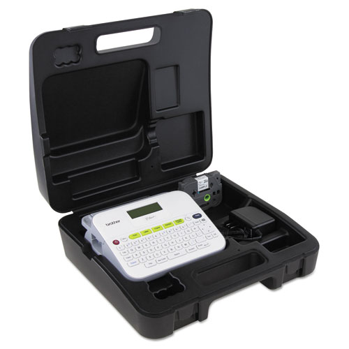 PT-D400VP VERSATILE, EASY-TO-USE LABEL MAKER WITH CARRY CASE AND ADAPTER, 5 LINES, 7.5 X 7 X 2.88