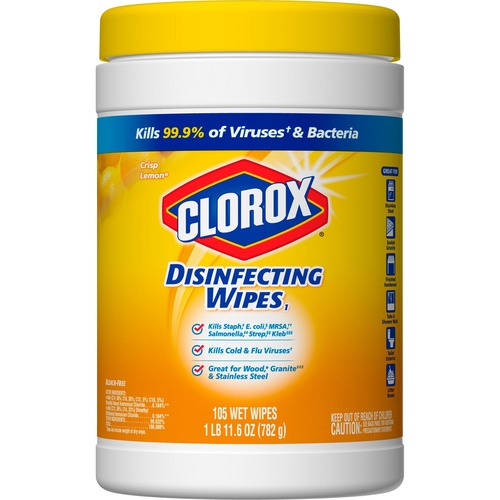 Clorox Company  Disinfecting Wipes, Citrus Blend, 105 Wipes, 4/CT, WE
