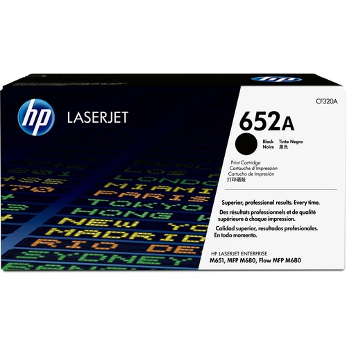 Hewlett-Packard  Toner Cartridge, HP652A, 11,500 Pg Yld, Black