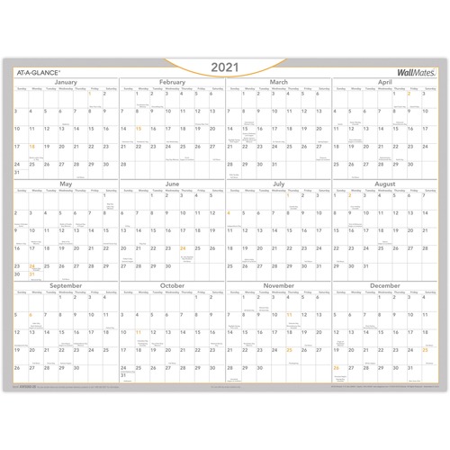 CALENDAR,YRLY,DRYERSE,24X18