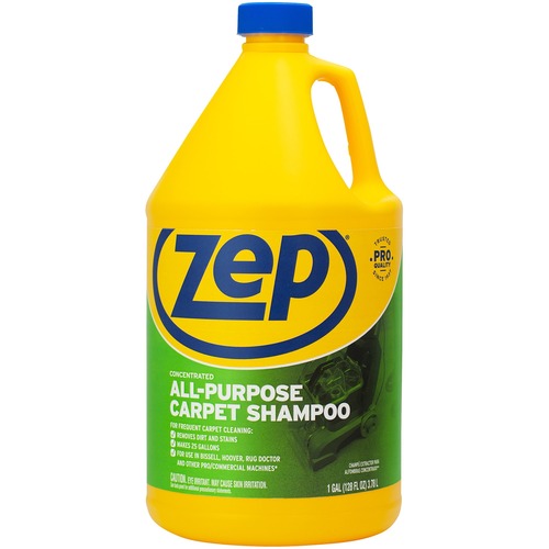 Zep Commercial  Carpet Shampoo, Concentrate, 1 Gallon, Blue