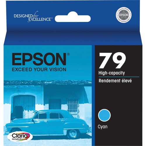 Epson T079220 (Epson 79) Cyan OEM Inkjet Cartridge