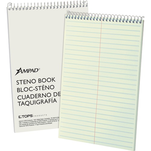 BOOK,STENO,GREGG,60SH,GRN