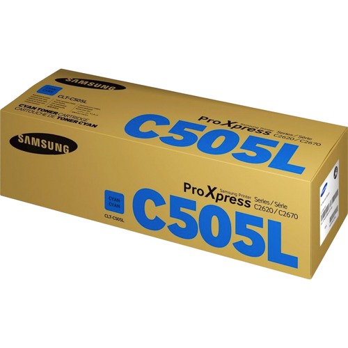 Samsung CLT-C505L Cyan OEM Toner Cartridge