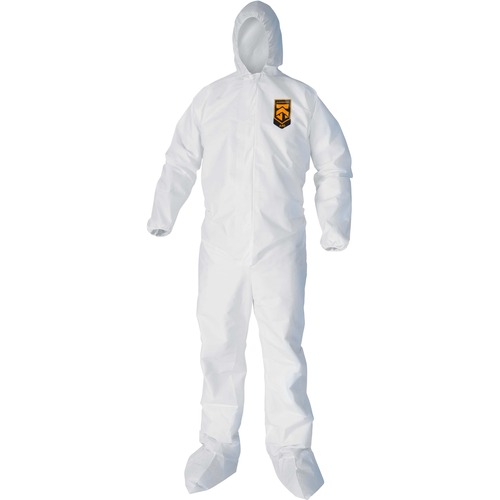 Kimberly-Clark Professional  Liquid/Particle Protection Coveralls, Med, 25/CT, White