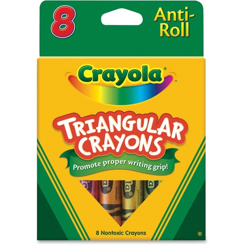 CRAYON,TRIANGULAR,AST,8/BX