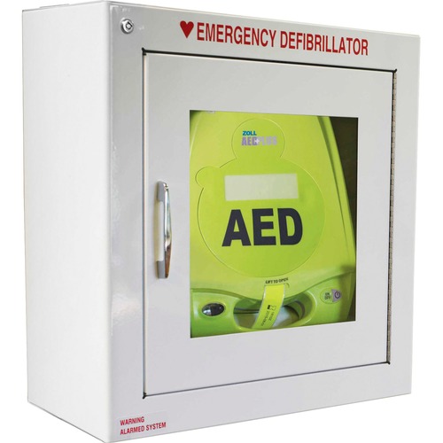 Aed Wall Cabinet, 17w X 9 1/2d X 17h, White