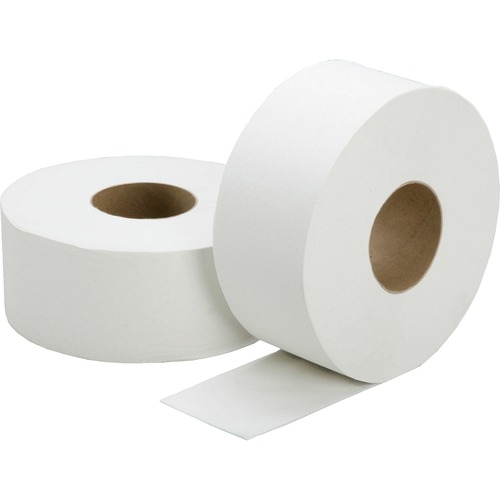 8540015909073, SKILCRAFT, JUMBO ROLL TOILET TISSUE, 2-PLY, 1,000 FT, WHITE, 12/BOX