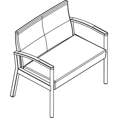 Groupe Lacasse  Chair, Bariatric, 35"Wx24"Lx33"H, White
