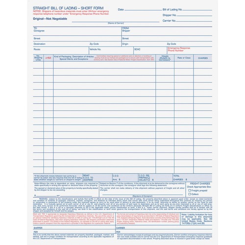 FORM,BILLOFLADING,4PART,LTR