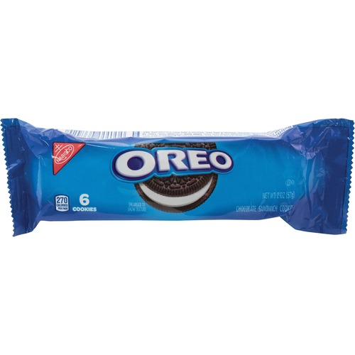 Nabisco Food Group  Oreo Cookies,Filled w/ Vanilla Cream,1.8 oz Bags,12/BX