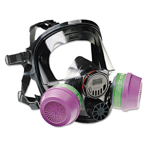 7600 Series Full-Facepiece Respirator Mask, Medium/large