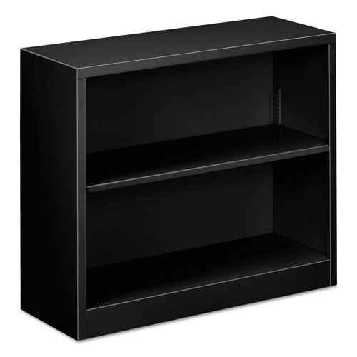 BOOKCASE,METAL,2 SHELF,BK