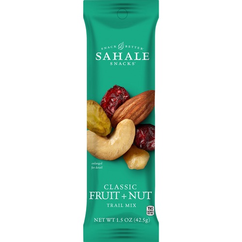 Folgers  Classic Fruit/Nut Trail Mix, 1.5oz., 18/CT, Turquoise