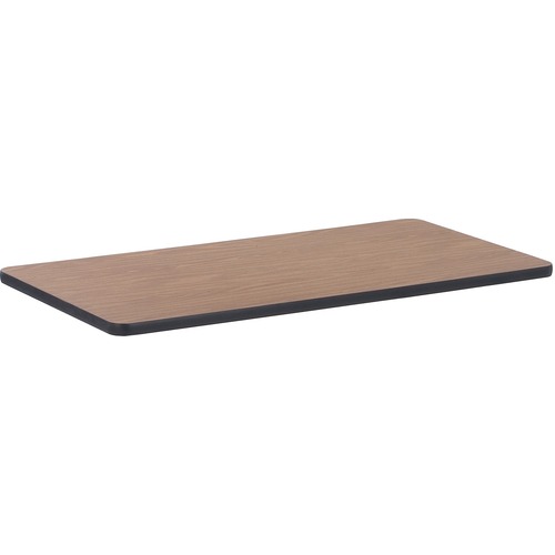 Lorell  Tabletop, Rectangular, Laminate, 24"x48", Medium Oak