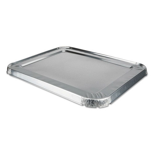 ALUMINUM STEAM TABLE LIDS FOR ROLLED EDGE HALF SIZE PAN, 100 /CARTON