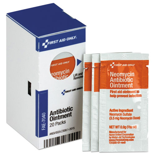 Refill For Smartcompliance Gen Cabinet, Antibiotic Ointment, 0.9g Packet, 20/bx