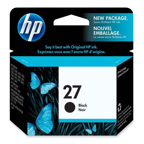 Hewlett-Packard  HP 27 Ink Cartridge, 280 Page Yield, Black