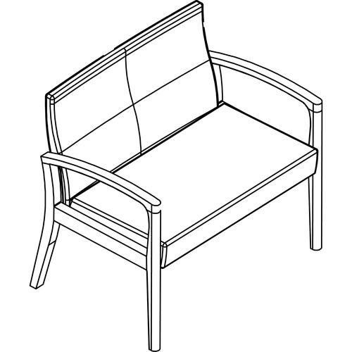 Groupe Lacasse  Chair, Bariatric, 35"Wx24"Lx33"H, White
