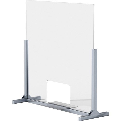 Lorell Removable Shelf Glass Protective Screen