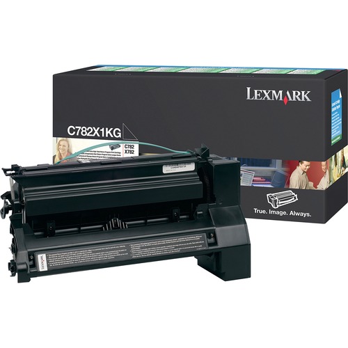Lexmark C782X1KG Black OEM Extra High Yield Print Cartridge