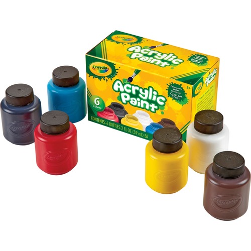 PAINT,ACRYLIC,2OZ,6PC