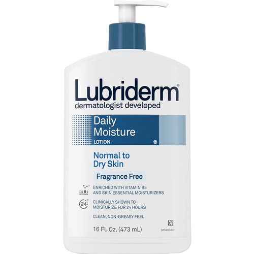 Johnson & Johnson  Moisturizing Lotion, Lubriderm, Daily, 16oz., White