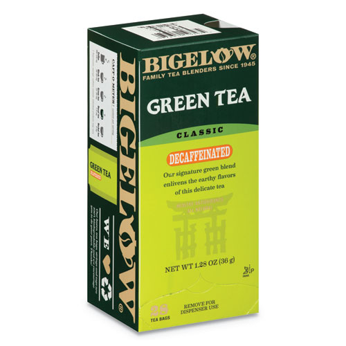 DECAFFEINATED GREEN TEA, GREEN DECAF, 0.34 LBS, 28/BOX