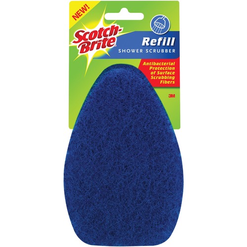 3M  Refill, f/Bath Scrubber, Nonscratch, Antibacterial, 6/CT, BE