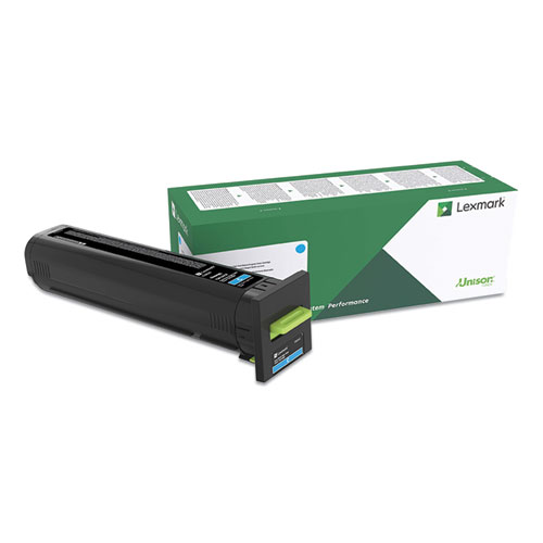 Lexmark 82K0XCG (TAA Compliant Version of 82K1XC0) Cyan OEM Extra High Yield Toner Cartridge