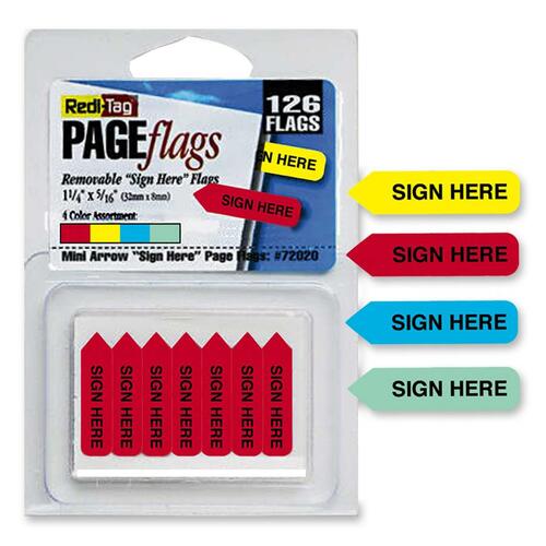 FLAGS,SIGNHERE,MINI,126,AST