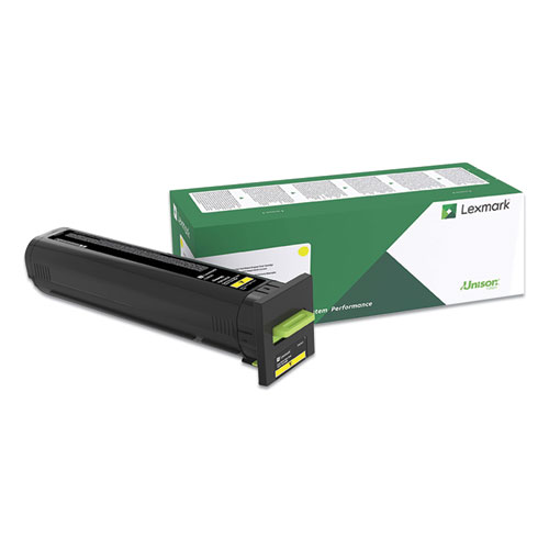 Lexmark 82K0HYG (TAA Compliant Version of 82K1HY0) Yellow OEM High Yield Toner Cartridge