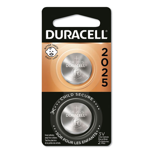 BATTERY,DUR 2025,2PK,SV