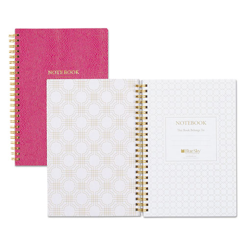 NOTEBOOK, 1 SUBJECT, COLLEGE RULE, BERRY COVER, 8.5 X 5.75, 80 SHEETS