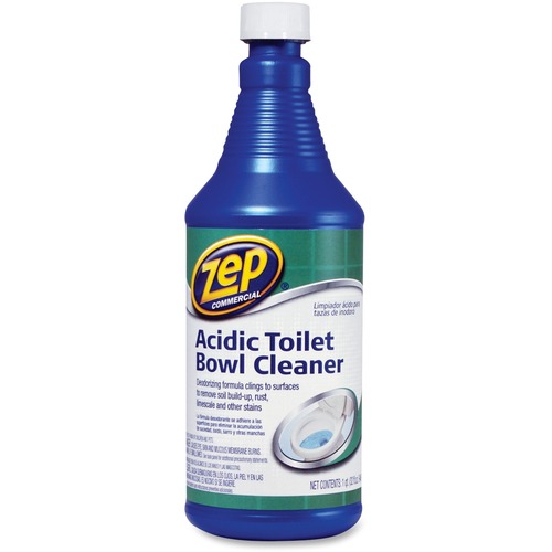 Zep Commercial  Toilet Bowl Cleaner, Acidic, 32oz., 12/CT, Blue