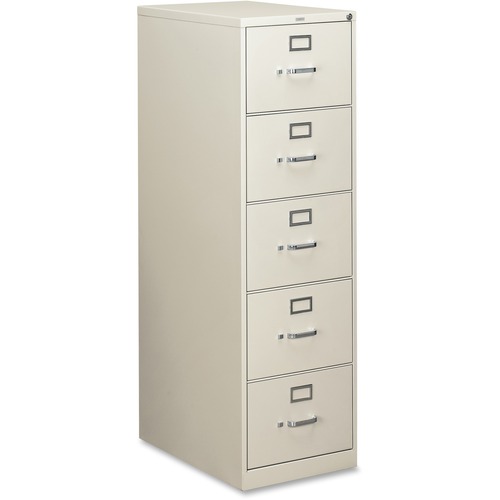 310 SERIES FIVE-DRAWER FULL-SUSPENSION FILE, LEGAL, 18.25W X 26.5D X 60H, LIGHT GRAY