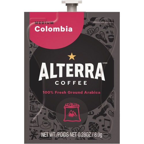 Mar's Drink North America  Alterra Colombia Coffee Freshpacks, Medium Roast, 100/CT, BK