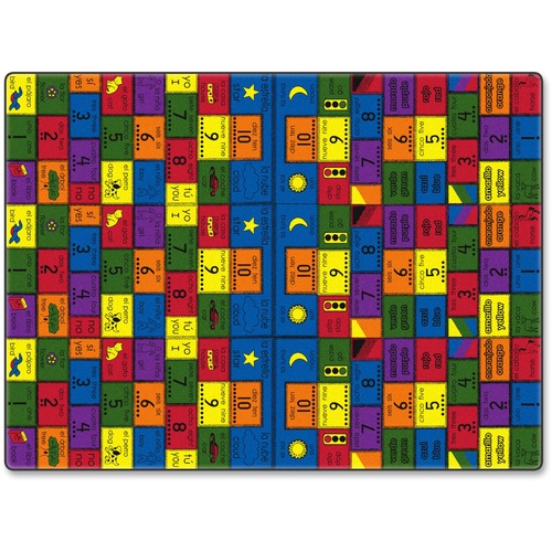 RUG,BILINGUAL,6'X9',RECTANG