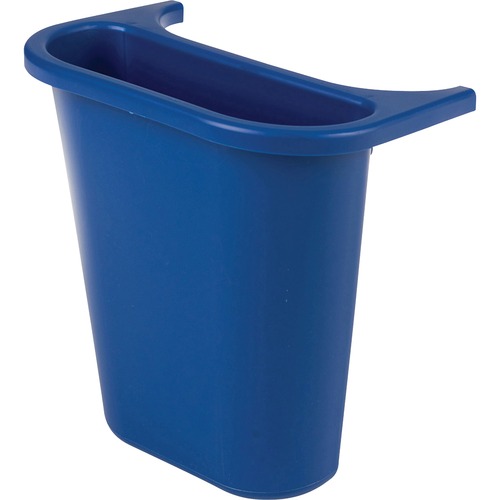 Rubbermaid Commercial Products  Side Bin, f/Recycling, 7-1/5"x10-3/5"x11-1/2", Black