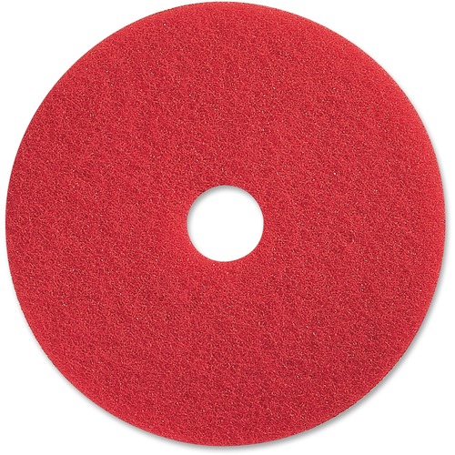 Impact Products  Floor Spray Buffing Pad, Conventional, 18", 5/CT, Red