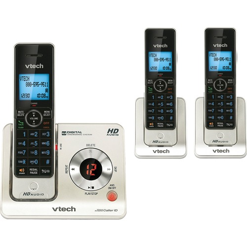Ls6425-3 Dect 6.0 Cordless Voice Announce Answering System