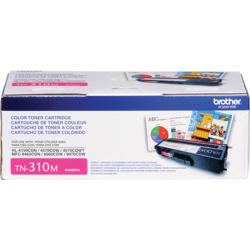 TN310M TONER, 1500 PAGE-YIELD, MAGENTA