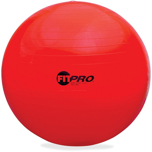 Champion Sports  Training/Excercise Ball, 65cm, Red