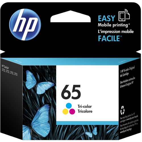 Hewlett-Packard  Ink Cartridge, HP 65, Tri-Color