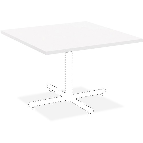 TABLETOP, 42"X42", WHITE