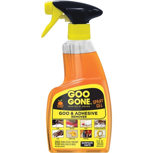 Weiman Products  Goo Gone Spray Gel, 12oz., 6/CT, Orange